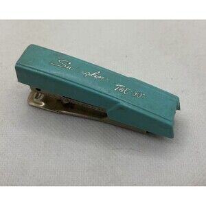 Vintage Swingline Tot 50 Green Mini Stapler - Made in USA - Some Staples